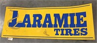 "Laramie Tires" Metal Sign