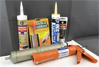Caulking Supplies Lot Some New Items