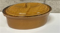 Vtg. Oval Casserole Dish