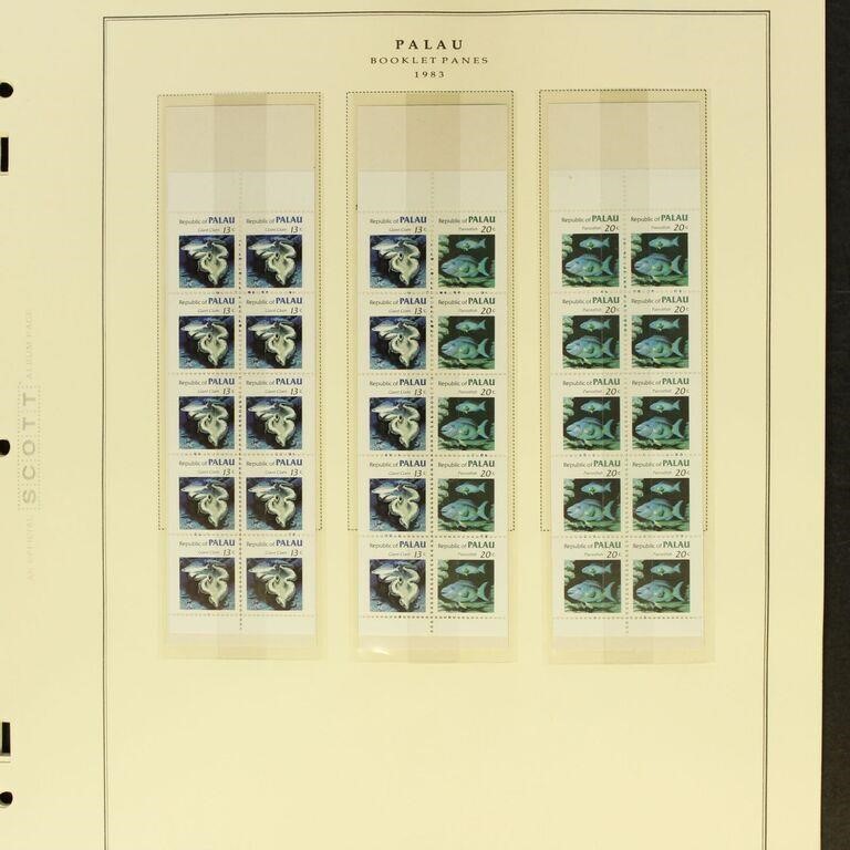 Palau Stamps 1983-1988 Mint NH booklets CV $195+
