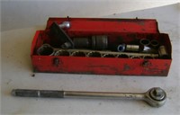 Large 3/4 Inch Drive Ratchet and Sockets