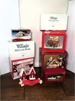 Ceramic Christmas Village Buildings