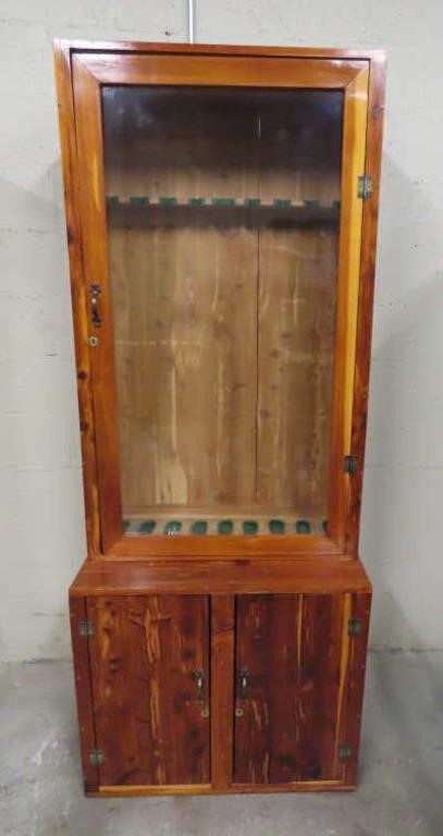 9 Gun Cedar Gun Cabinet