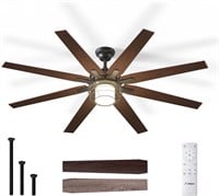 $200 Ceiling Fans with Lights, 66''