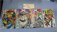 4 MARVEL X COMIC BOOKS