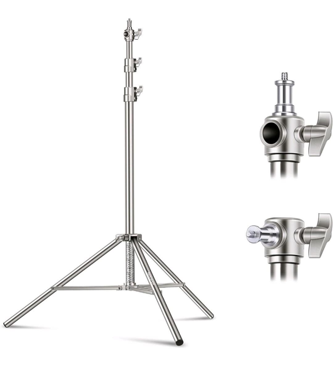 NEEWER 7.2ft/2.2m Stainless Steel Light Stand