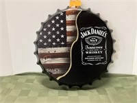 Jack Daniel’s Bottle Cap Tin Sign 14 in