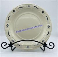 Longaberger Pottery Platter & Stand