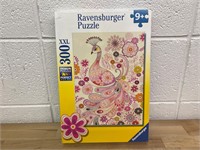 New! Pink Peacock Ravensburger Puzzle 300