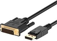 Rankie DisplayPort (DP) to DVI Cable, Gold
