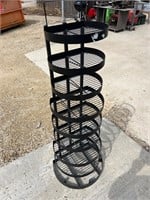 Metal Display Stand 4' Tall 19" wide at the Base
