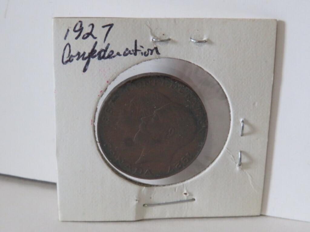 1927 CONFEDERATION COIN