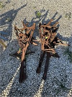 Antique Theater Chair Brackets