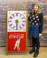 Large Vintage Coca Cola Wall Clock