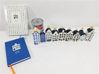 Collection maisons en porcelaine Delft/volume