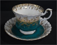 Royal Albert Tea Cup & Saucer Blue
