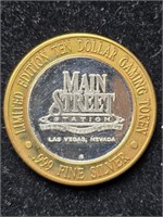Main Street Station Ltd Ed. $10 Gaming Token ....