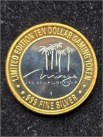 Mirage Ltd Ed. $10 Gaming Token ....