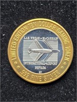 McCarran Airport Ltd Ed. $10 Gaming Token ....