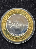 Las Vegas Hilton Ltd Ed. $10 Gaming Token ....