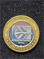 McCarran Airport Ltd Ed. $10 Gaming Token ....