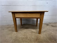 1-drawer Oak End Table