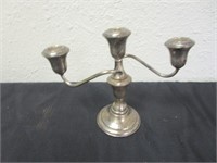 Sterling Silver Sterling Weighted 3 Arm Candelstic