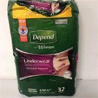 FINAL SALE 32 COUNT DEPEND FOR WOMEN  UNDERWEAR