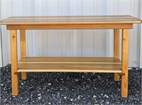 Wood Sofa / Hall Table