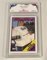 1988 Topps #74 Tony Lasorda Card