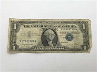 United States One Dollar Silver Certificate
