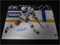 ADAM FOX SIGNED 11X14 PHOTO RANGERS JSA COA