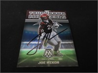 2022 MOSAIC JOE MIXON AUTOGRAPH COA