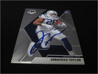 2020 MOSAIC JONATHAN TAYLOR AUTOGRAPH RC