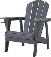 HDPE All-Weather Adirondack Chair  Grey