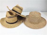 (3) Panama Hats