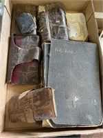 Vintage Bible and small bags