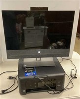 Computer screen and printer