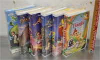 Disney VHS movies lot, 5 sealed
