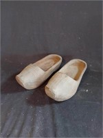 Vintage  Dutch Style Wooden Clogs