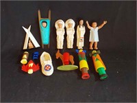 Vtg St Labre Indian School Figurines