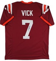Virginia Tech Michael Vick Signed Jersey JSA COA