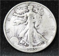 1945-S WALKING LIBERTY HALF DOLLAR