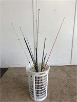 Basket of Fishing Poles