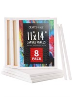 $28 8 pack 11x14” stretched canvas for art
