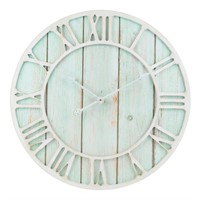 23.5-inch Decorative Analog Coastal Wall Clock
