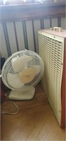 Box and oscillating fan