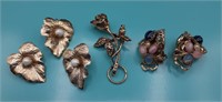 Kafin NY Custom Earrings, Vtg Pins & Earrings