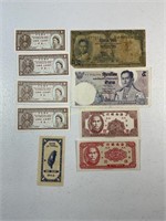 Currency from many countries