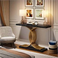 39 White Marble Console Table  Modern Entryway